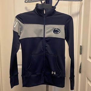 Pennstate blue Under Armour Zip Up